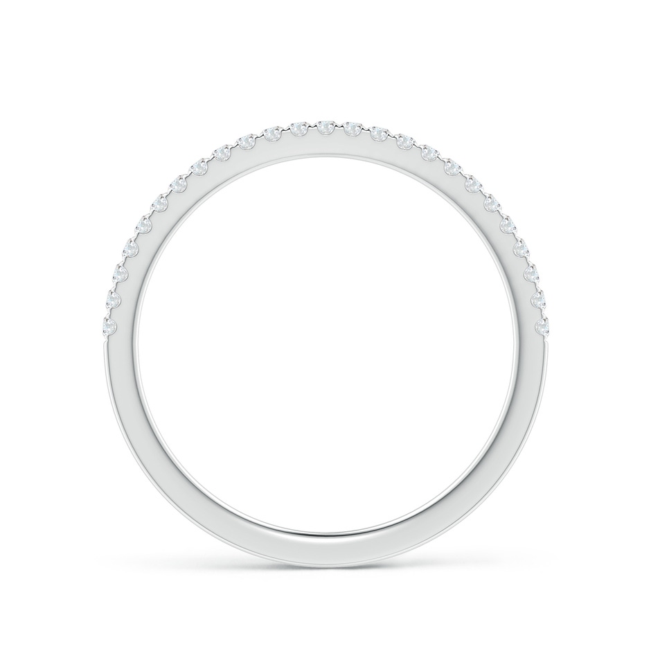 1.1mm GVS2 Aeon Vintage Style Pave-Set Diamond Half Eternity Wedding Band in White Gold side-1