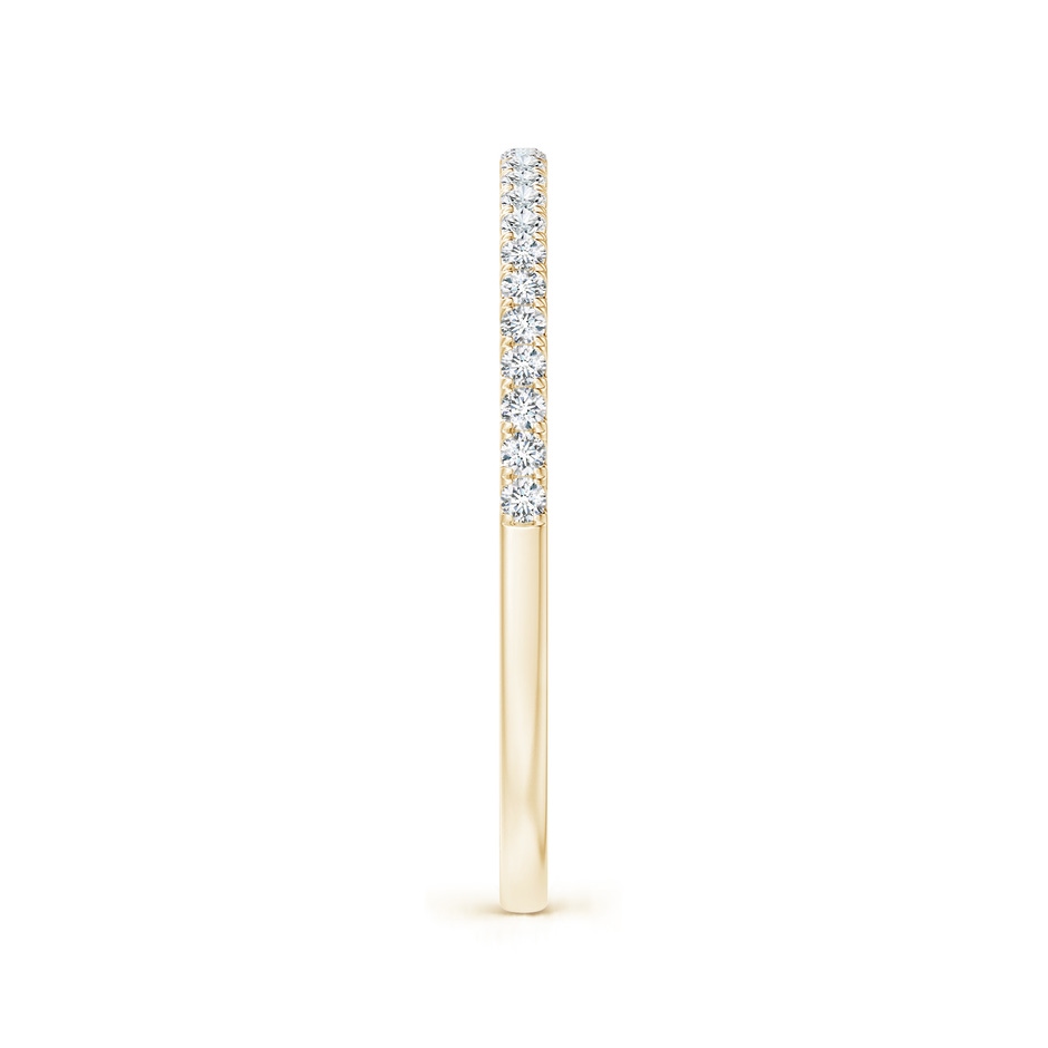 1.1mm GVS2 Aeon Vintage Style Pave-Set Diamond Half Eternity Wedding Band in Yellow Gold side-2