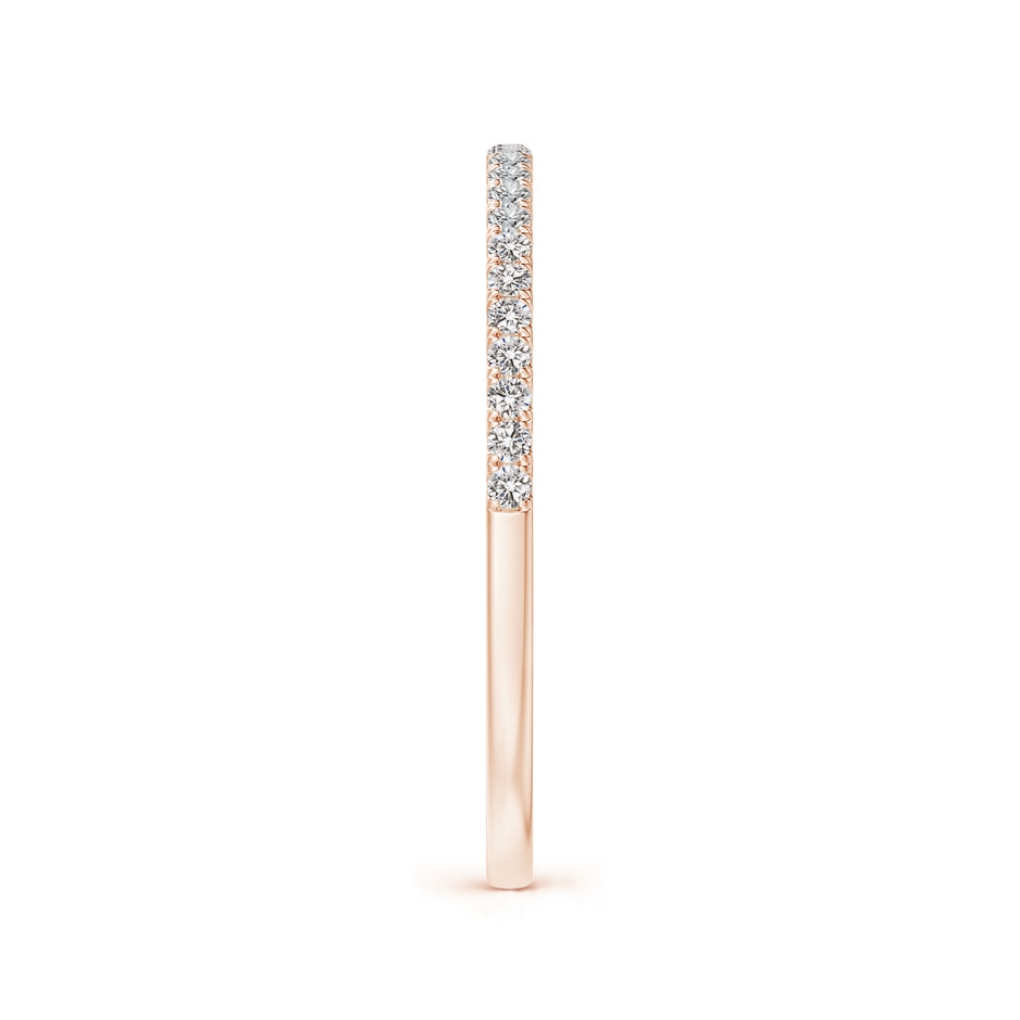 1.1mm IJI1I2 Aeon Vintage Style Pave-Set Diamond Half Eternity Wedding Band in Rose Gold side-2