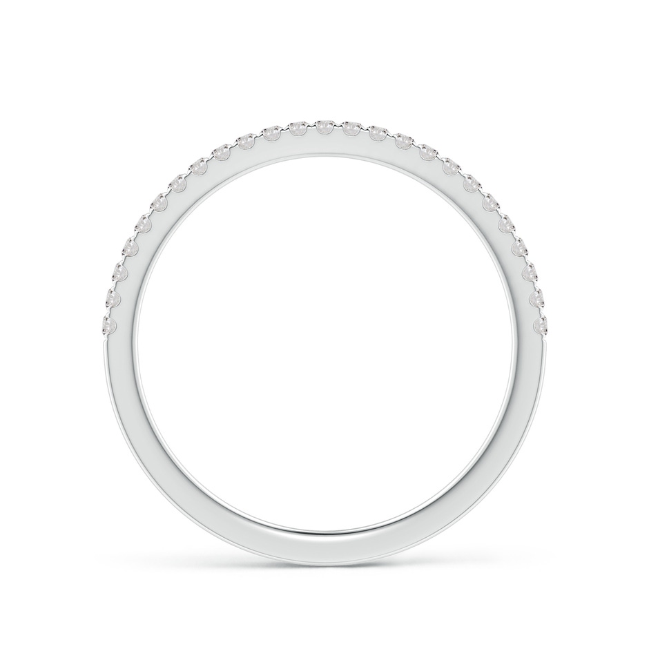 1.1mm IJI1I2 Aeon Vintage Style Pave-Set Diamond Half Eternity Wedding Band in White Gold side-1