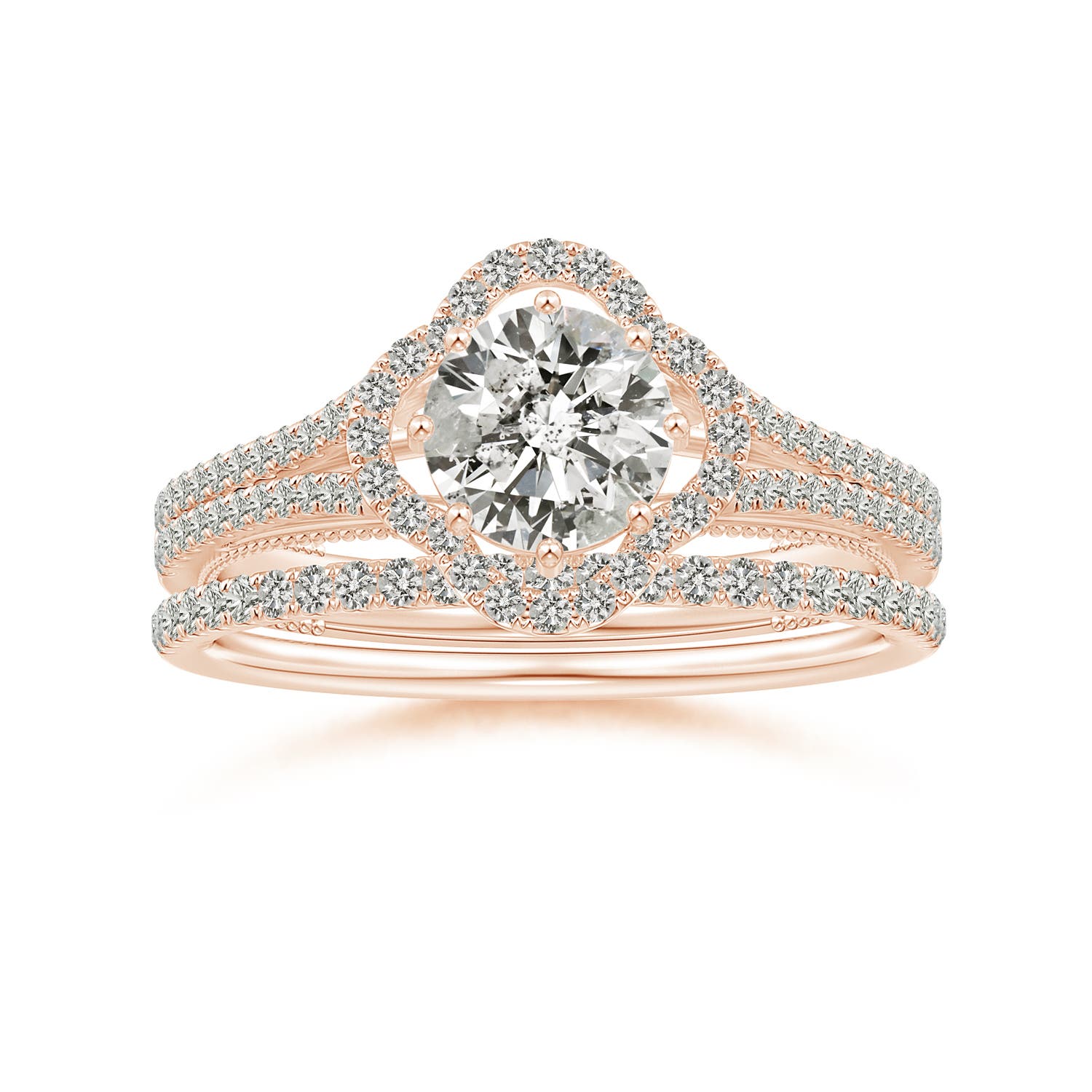 K, I3 / 0.15 CT / 14 KT Rose Gold