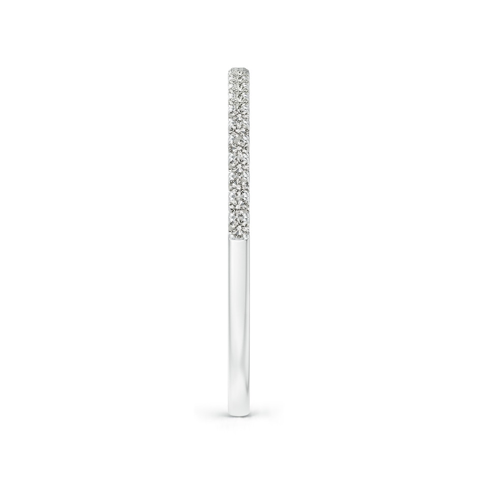 1.1mm KI3 Aeon Vintage Style Pave-Set Diamond Half Eternity Wedding Band in White Gold side-2
