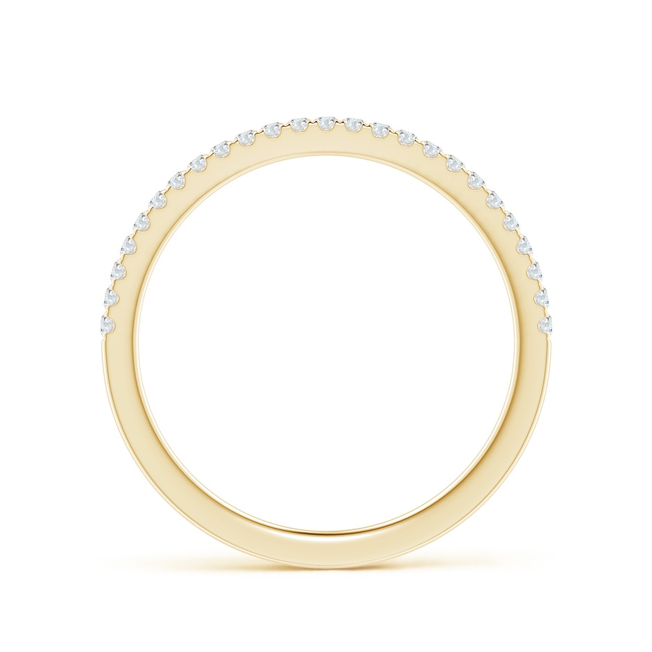1.2mm GVS2 Aeon Vintage Style Pave-Set Diamond Half Eternity Wedding Band in 18K Yellow Gold side-1