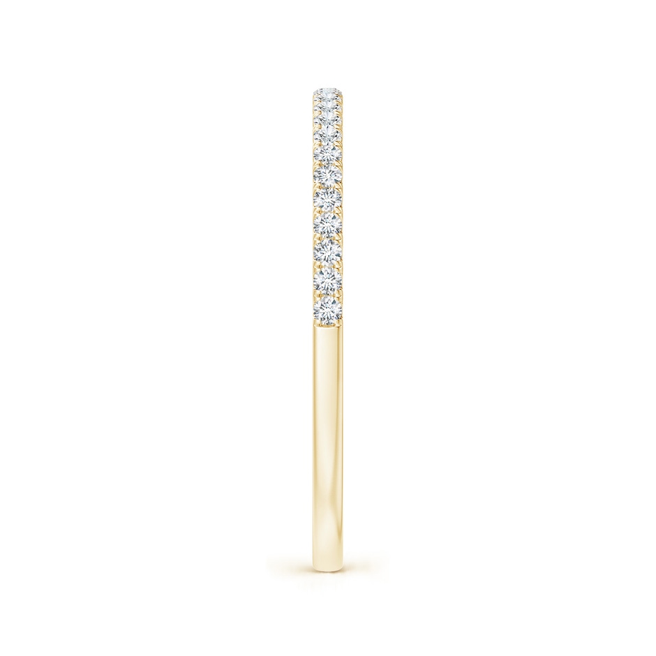1.2mm GVS2 Aeon Vintage Style Pave-Set Diamond Half Eternity Wedding Band in 18K Yellow Gold side-2