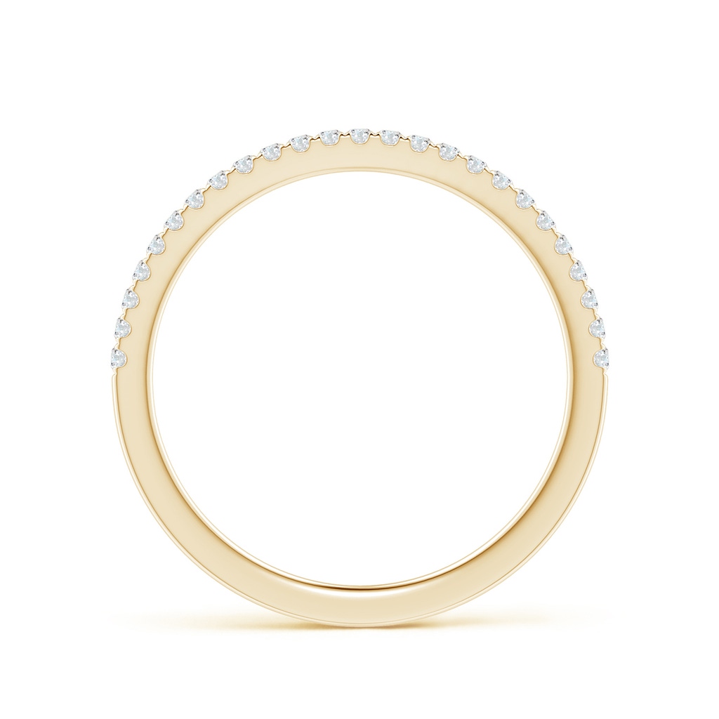 1.2mm GVS2 Aeon Vintage Style Pave-Set Diamond Half Eternity Wedding Band in Yellow Gold - side_1