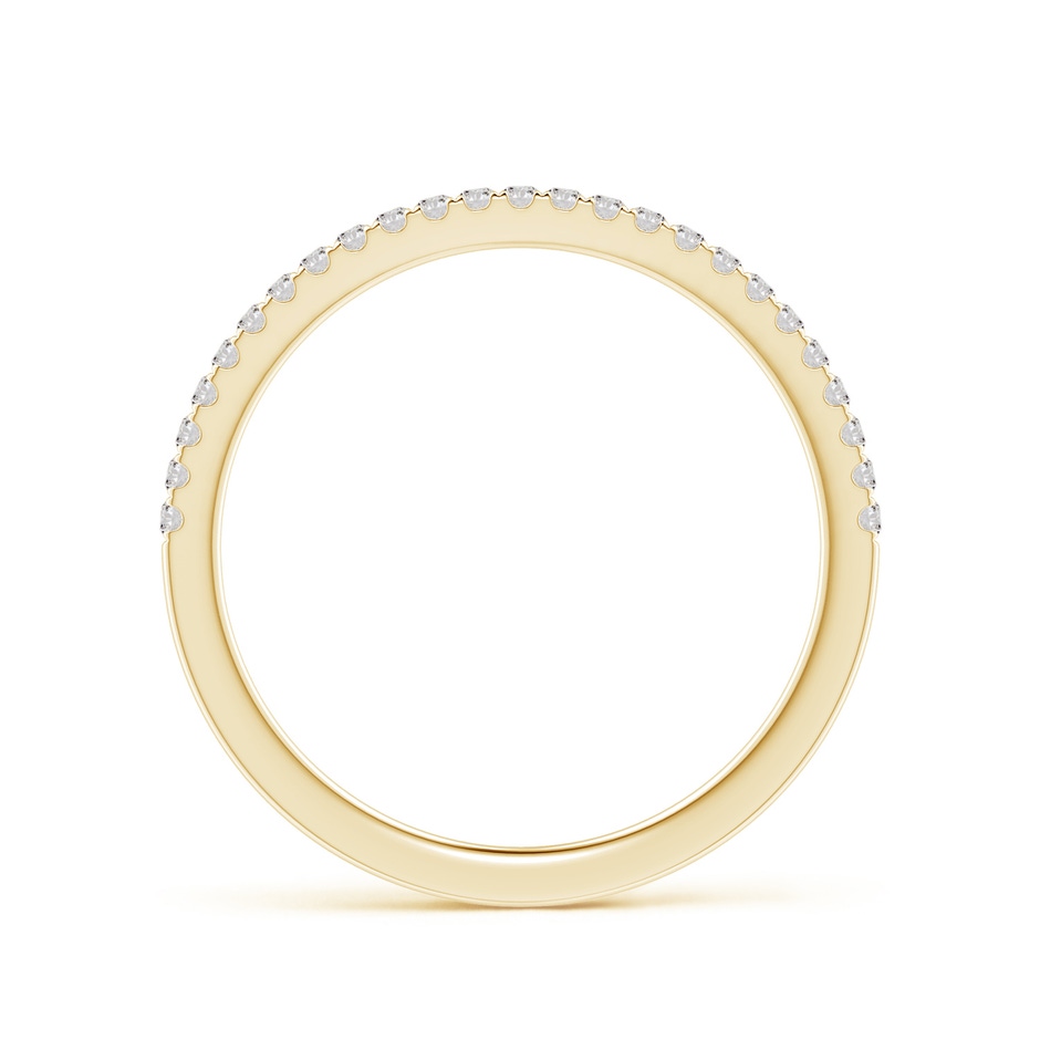 1.2mm IJI1I2 Aeon Vintage Style Pave-Set Diamond Half Eternity Wedding Band in 18K Yellow Gold side-1