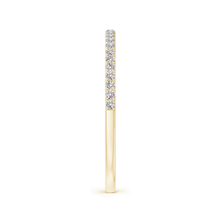 1.2mm IJI1I2 Aeon Vintage Style Pave-Set Diamond Half Eternity Wedding Band in 18K Yellow Gold side-2