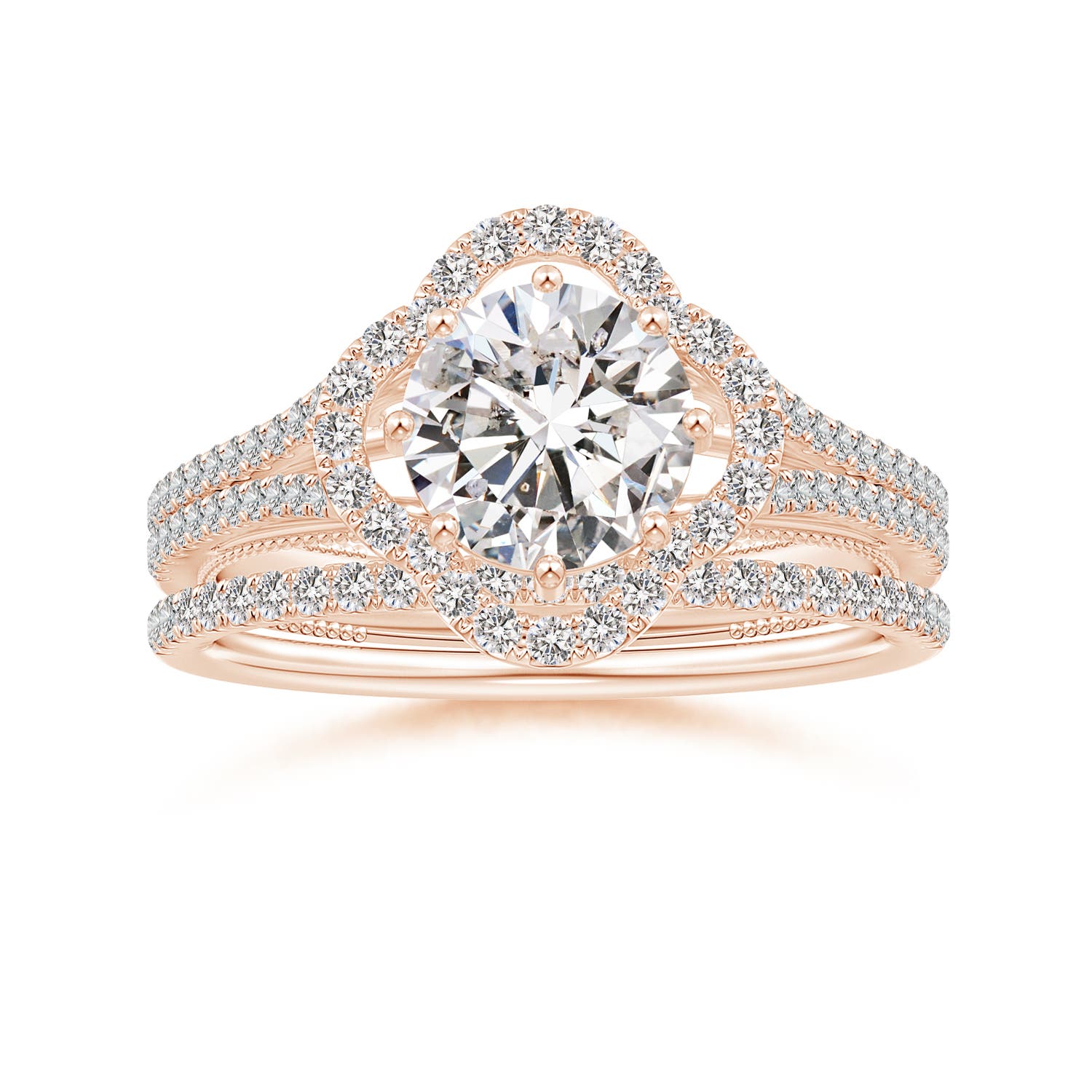 I-J, I1-I2 / 0.2 CT / 14 KT Rose Gold