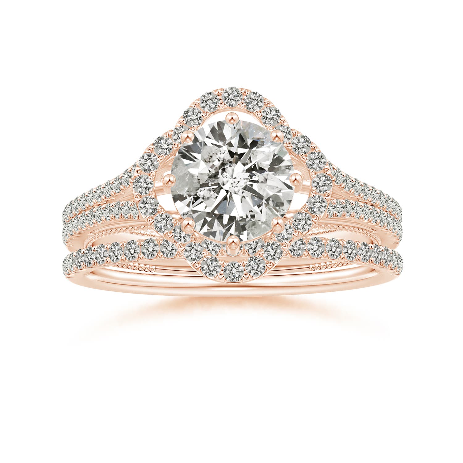 K, I3 / 0.2 CT / 14 KT Rose Gold