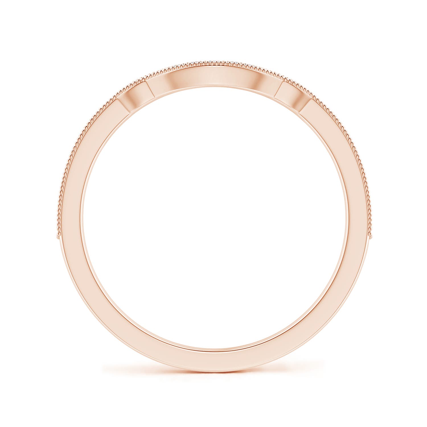 H, SI2 / 0.16 CT / 14 KT Rose Gold