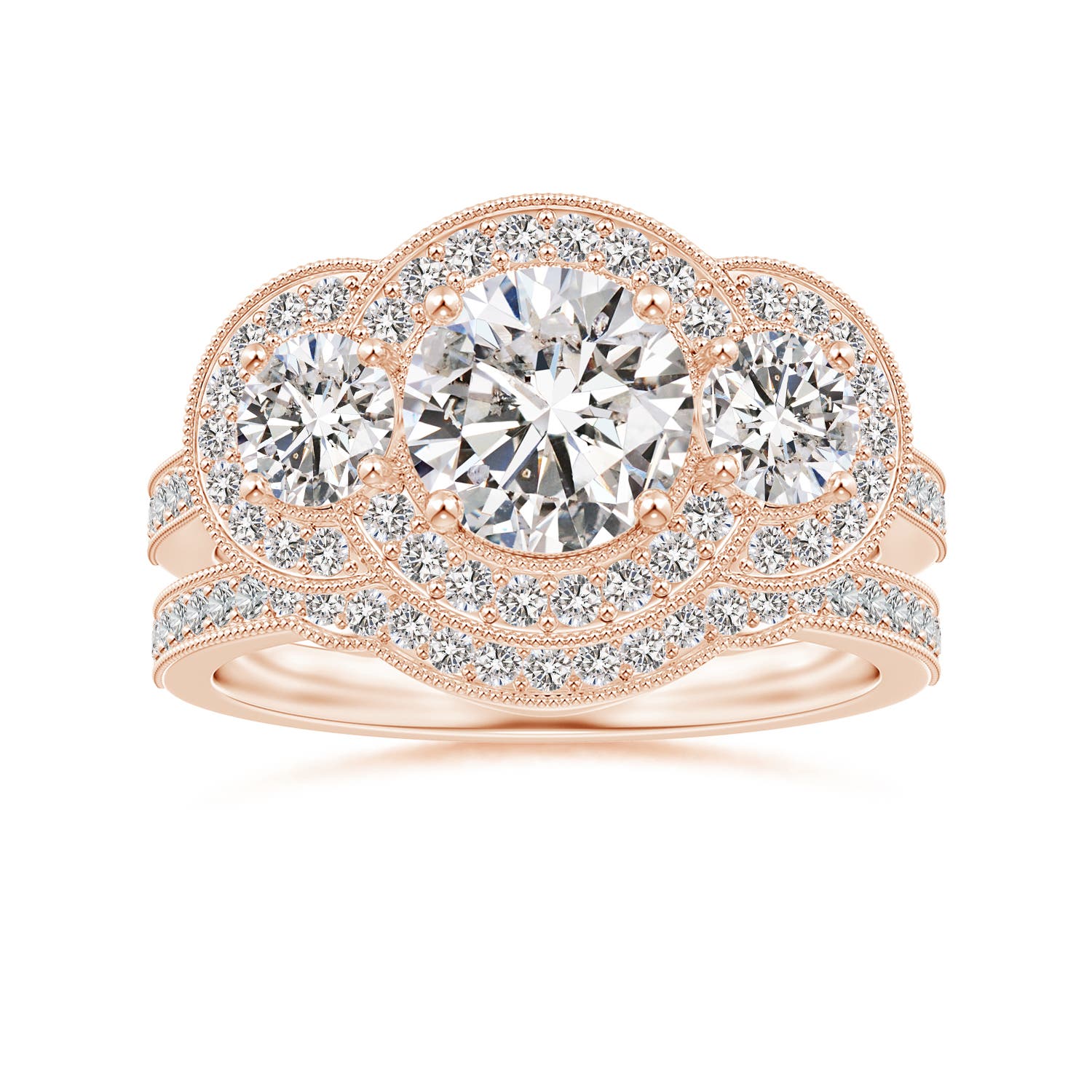 I-J, I1-I2 / 0.16 CT / 14 KT Rose Gold