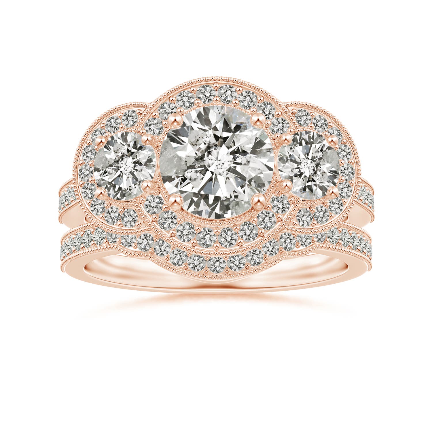 K, I3 / 0.16 CT / 14 KT Rose Gold