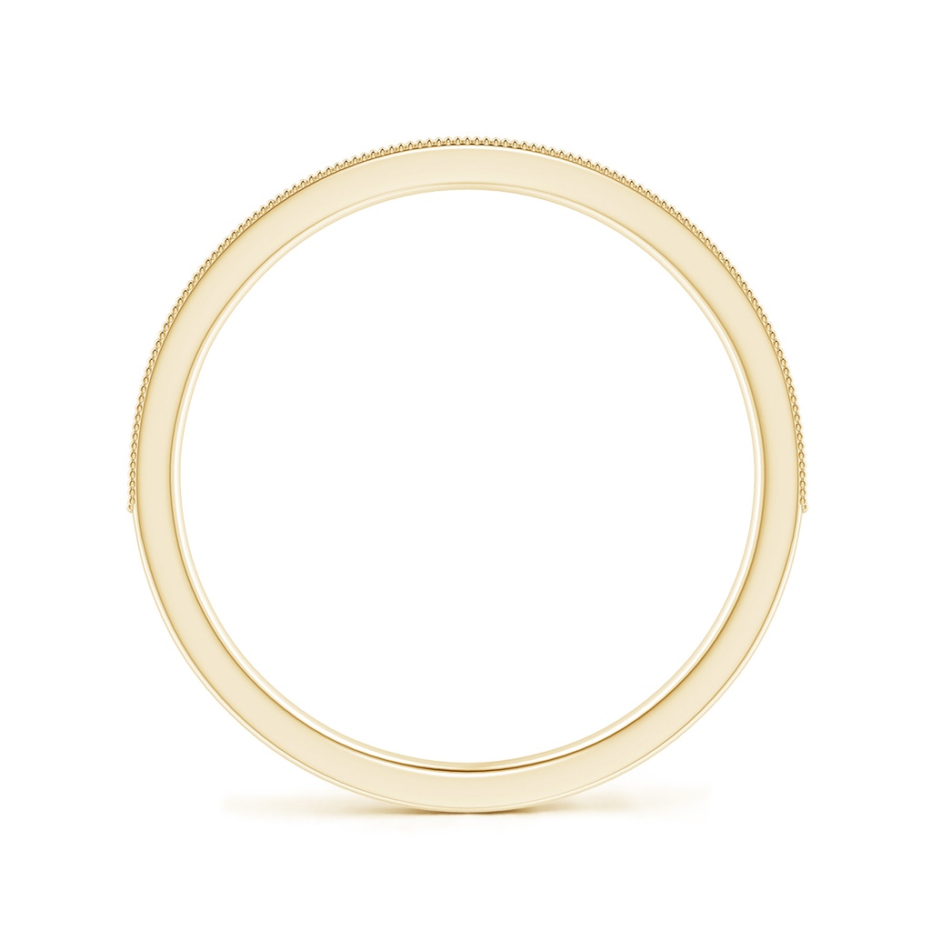 1.1mm GVS2 Aeon Vintage Style Pave-Set Diamond Wedding Band with Milgrain in 18K Yellow Gold - side_1