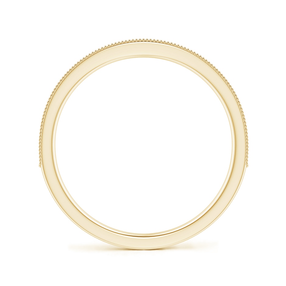 1.2mm GVS2 Aeon Vintage Style Pave-Set Diamond Wedding Band with Milgrain in 18K Yellow Gold side-1