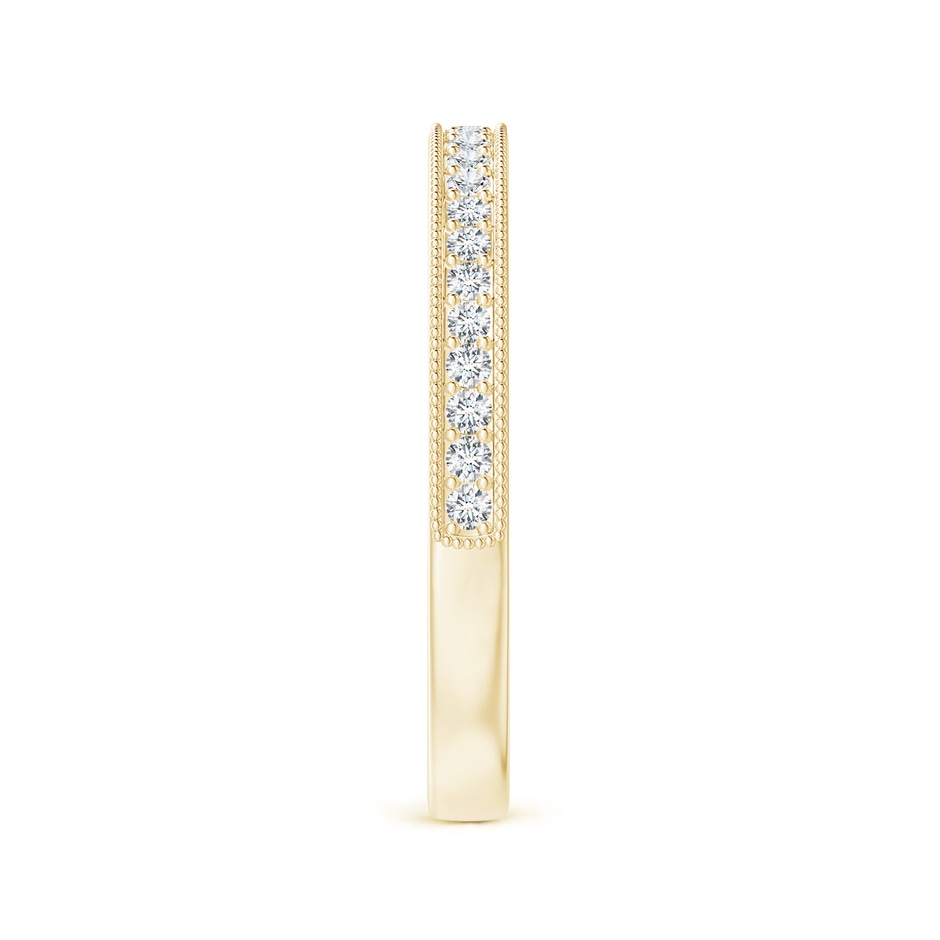 1.2mm GVS2 Aeon Vintage Style Pave-Set Diamond Wedding Band with Milgrain in 18K Yellow Gold side-2