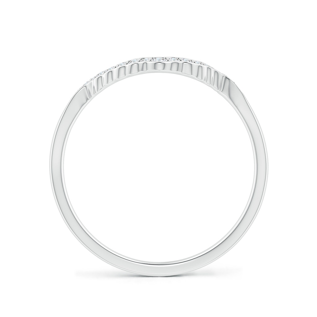 1.1mm GVS2 Aeon Vintage Style Diamond Contour Wedding Ring in 18K White Gold Side 199