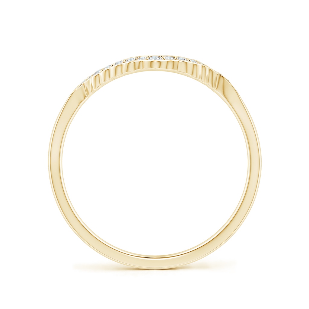 1.1mm GVS2 Aeon Vintage Style Diamond Contour Wedding Ring in 18K Yellow Gold Side 199