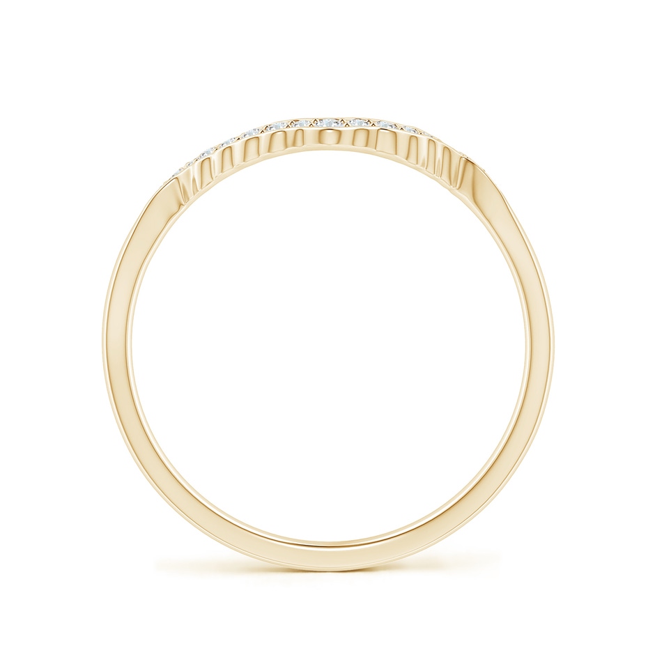 1.1mm GVS2 Aeon Vintage Style Diamond Contour Wedding Ring in Yellow Gold side 199