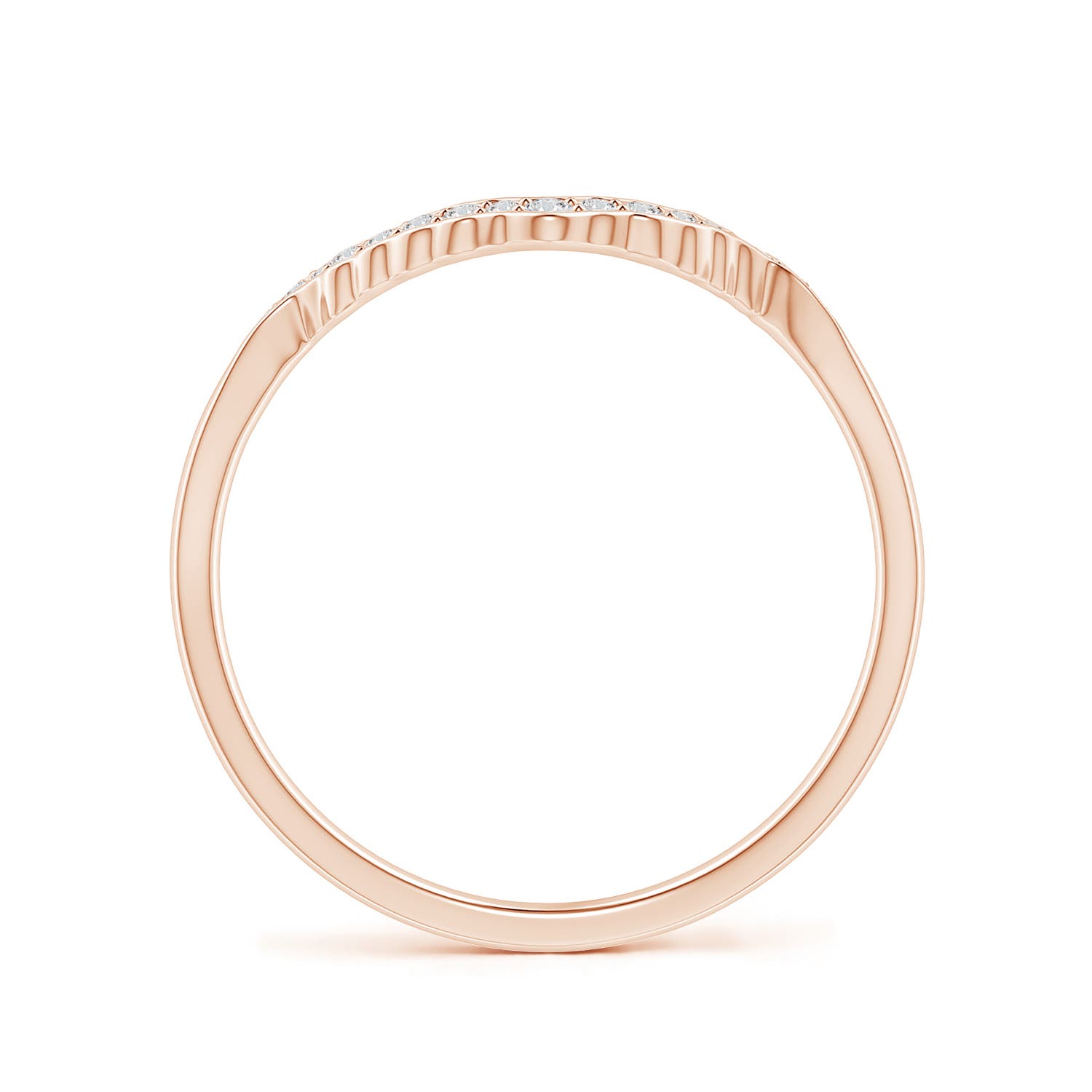 H, SI2 / 0.07 CT / 14 KT Rose Gold