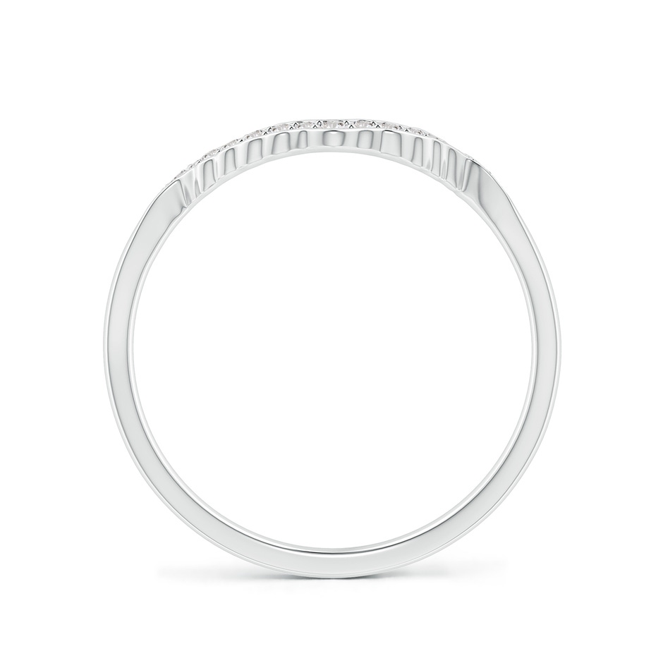 1.1mm IJI1I2 Aeon Vintage Style Diamond Contour Wedding Ring in 18K White Gold side 199