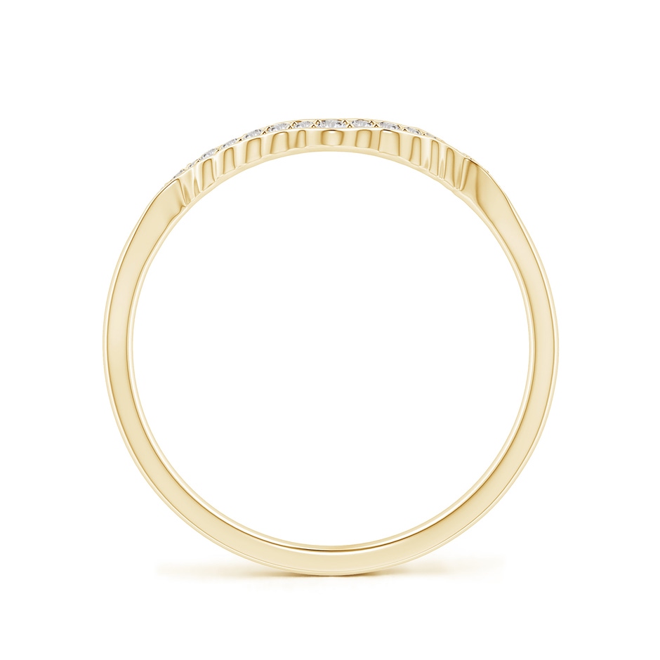 1.1mm IJI1I2 Aeon Vintage Style Diamond Contour Wedding Ring in 18K Yellow Gold side 199