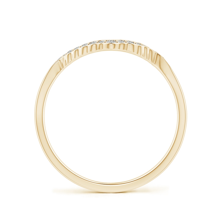 1.1mm KI3 Aeon Vintage Style Diamond Contour Wedding Ring in Yellow Gold side 199