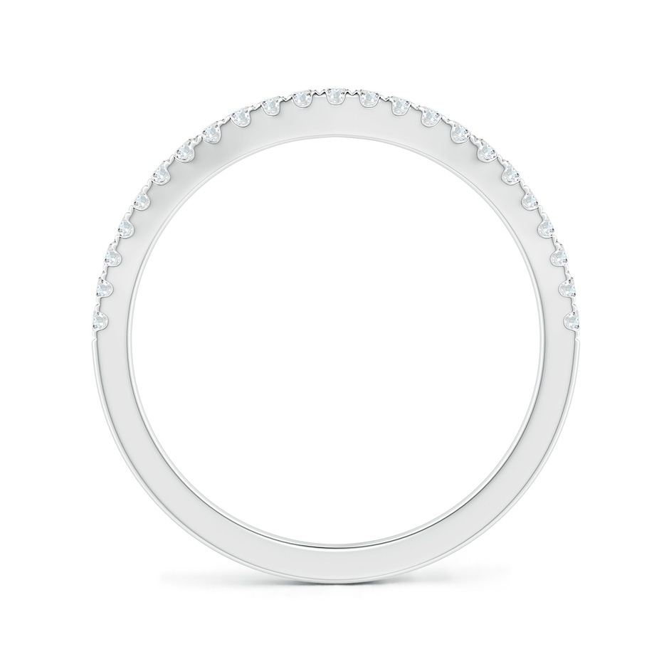 1.3mm GVS2 Aeon Vintage Inspired Diamond Contour Style Wedding Band in 9K White Gold side-1