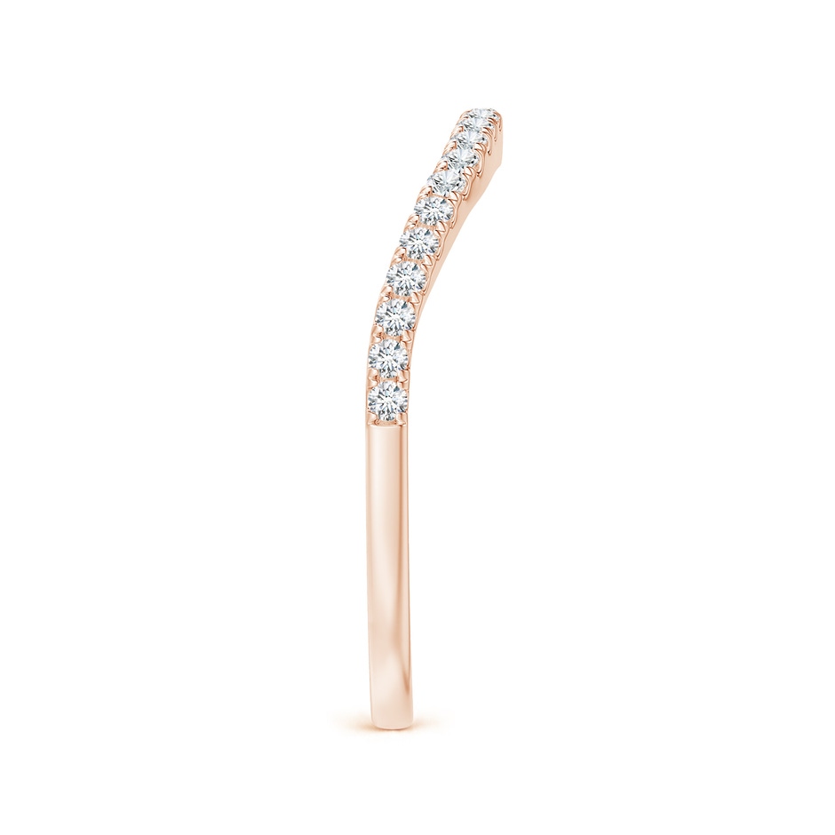 1.3mm GVS2 Aeon Vintage Inspired Diamond Contour Style Wedding Band in Rose Gold side-2