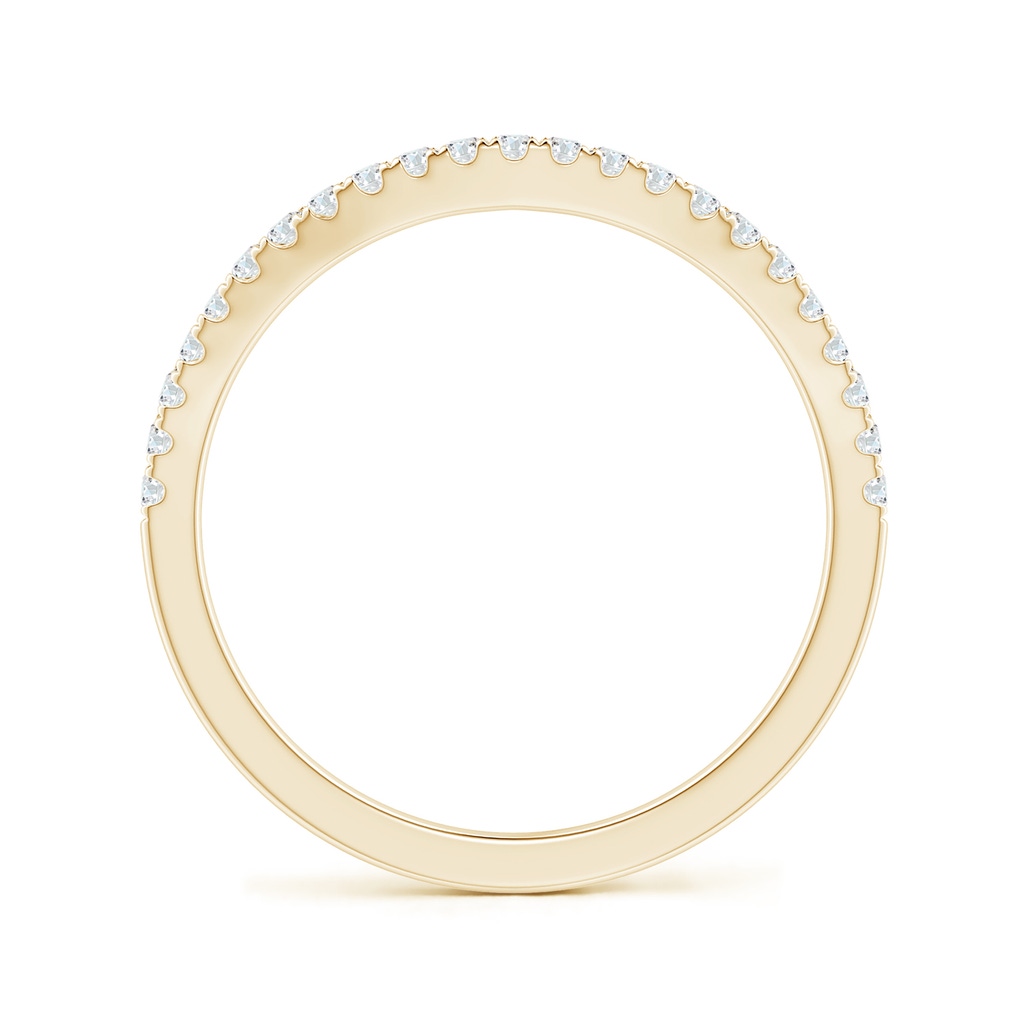1.3mm GVS2 Aeon Vintage Inspired Diamond Contour Style Wedding Band in Yellow Gold - side_1