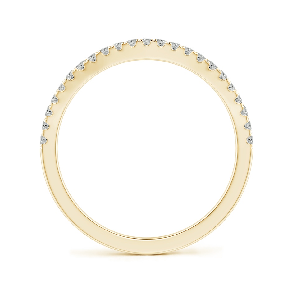 1.3mm KI3 Aeon Vintage Inspired Diamond Contour Style Wedding Band in 18K Yellow Gold side-1