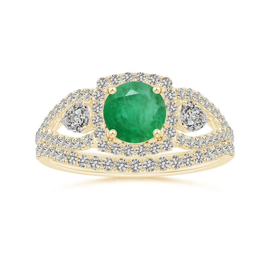 1.3mm KI3 Aeon Vintage Inspired Diamond Contour Style Wedding Band in 18K Yellow Gold side-3