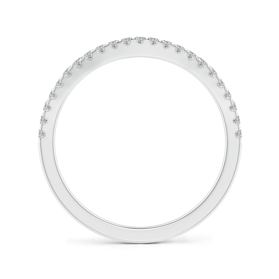 1.3mm KI3 Aeon Vintage Inspired Diamond Contour Style Wedding Band in White Gold side-1