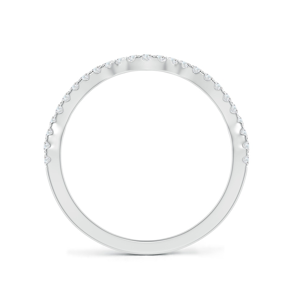 1.1mm GVS2 Aeon Vintage Inspired Diamond Contour Wedding Band in White Gold side-1