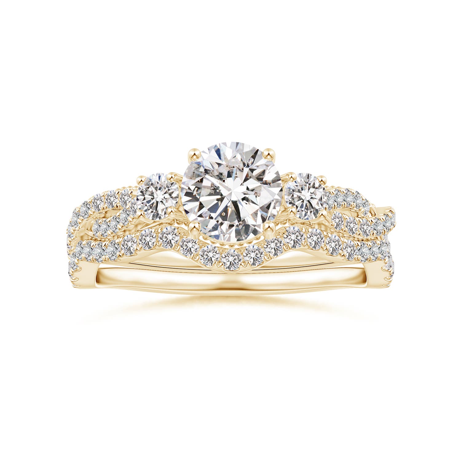 I-J, I1-I2 / 0.15 CT / 14 KT Yellow Gold