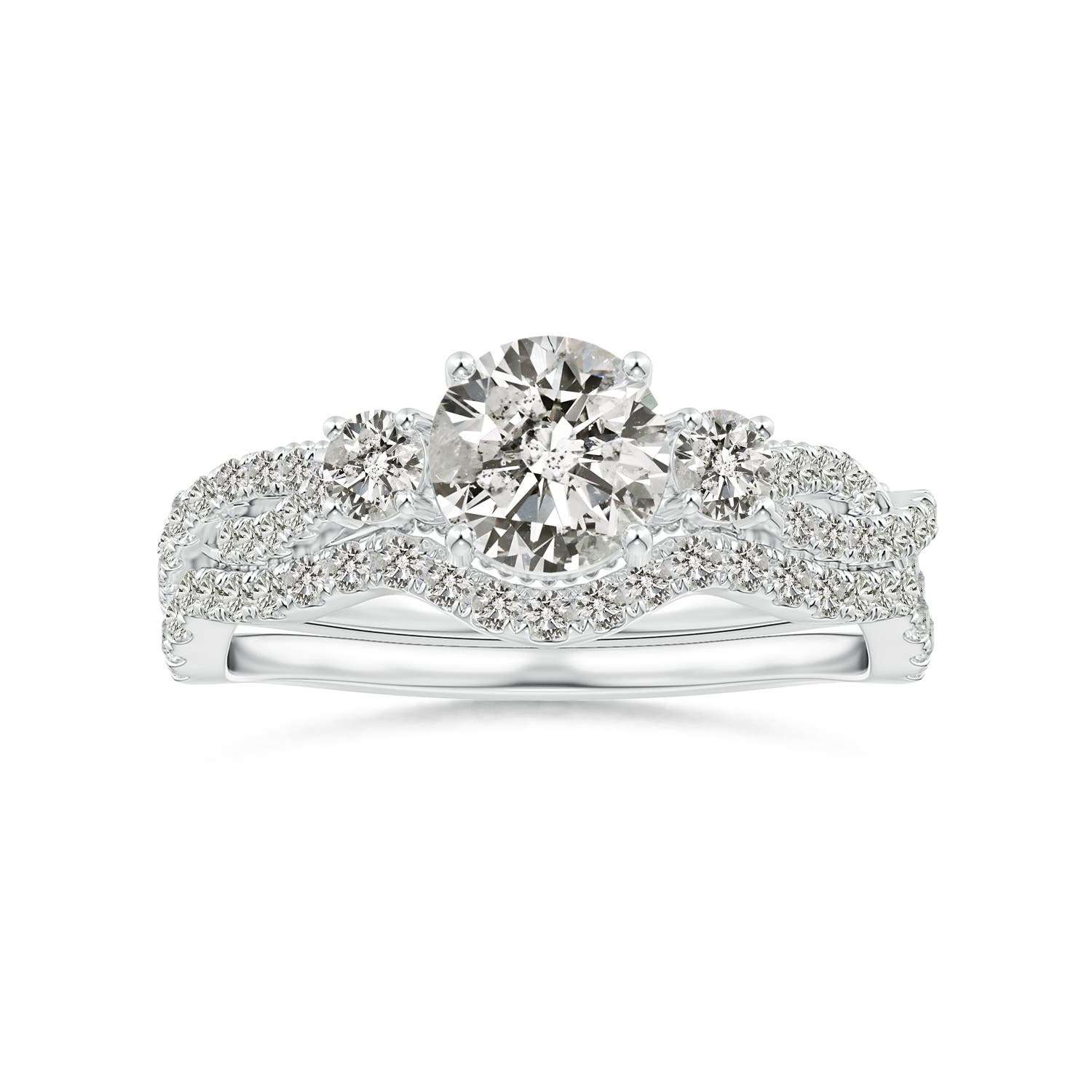 K, I3 / 0.15 CT / 14 KT White Gold