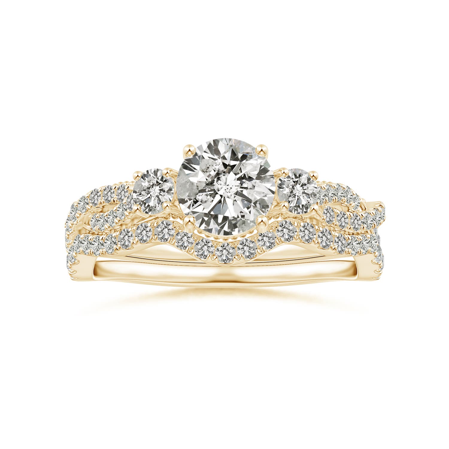 K, I3 / 0.15 CT / 14 KT Yellow Gold