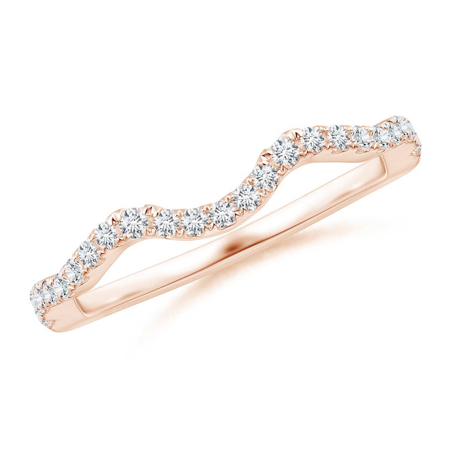 G, VS2 / 0.18 CT / 14 KT Rose Gold