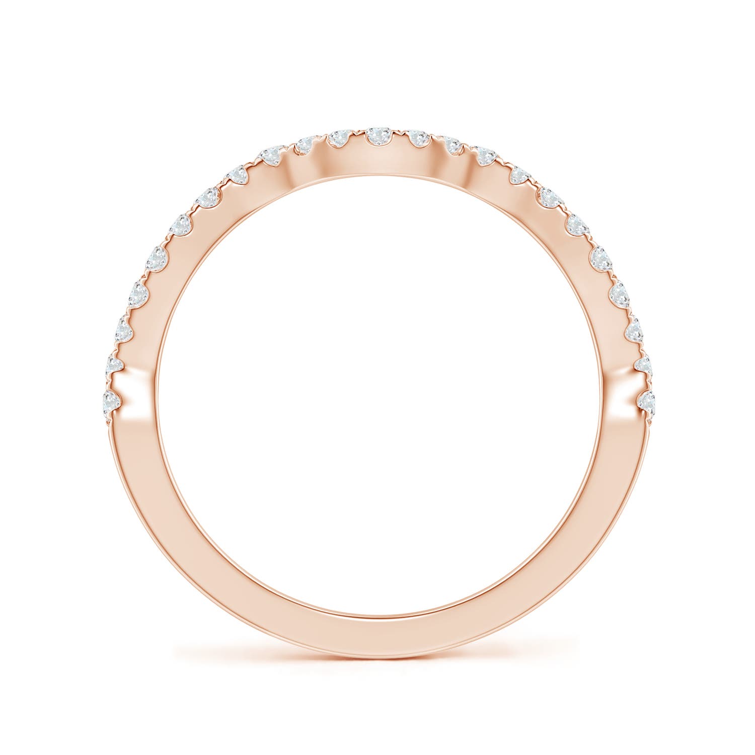 G, VS2 / 0.18 CT / 14 KT Rose Gold