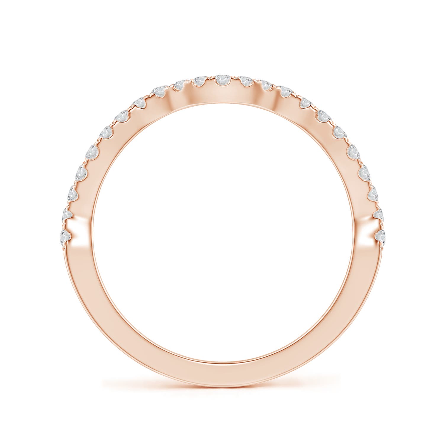 H, SI2 / 0.18 CT / 14 KT Rose Gold