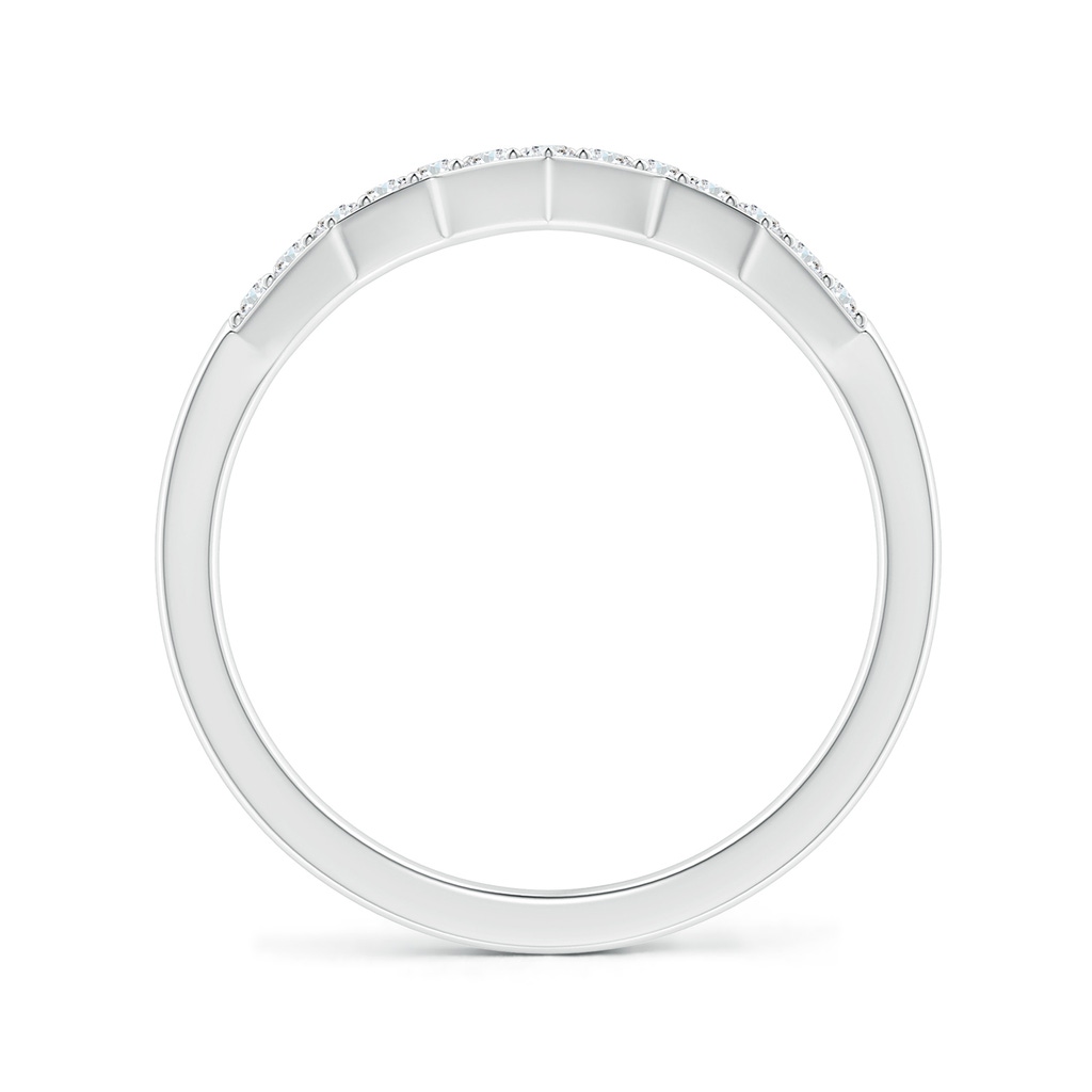 1.4mm GVS2 Aeon Art Deco Diamond Zig-Zag Wedding Band in 18K White Gold - side_1