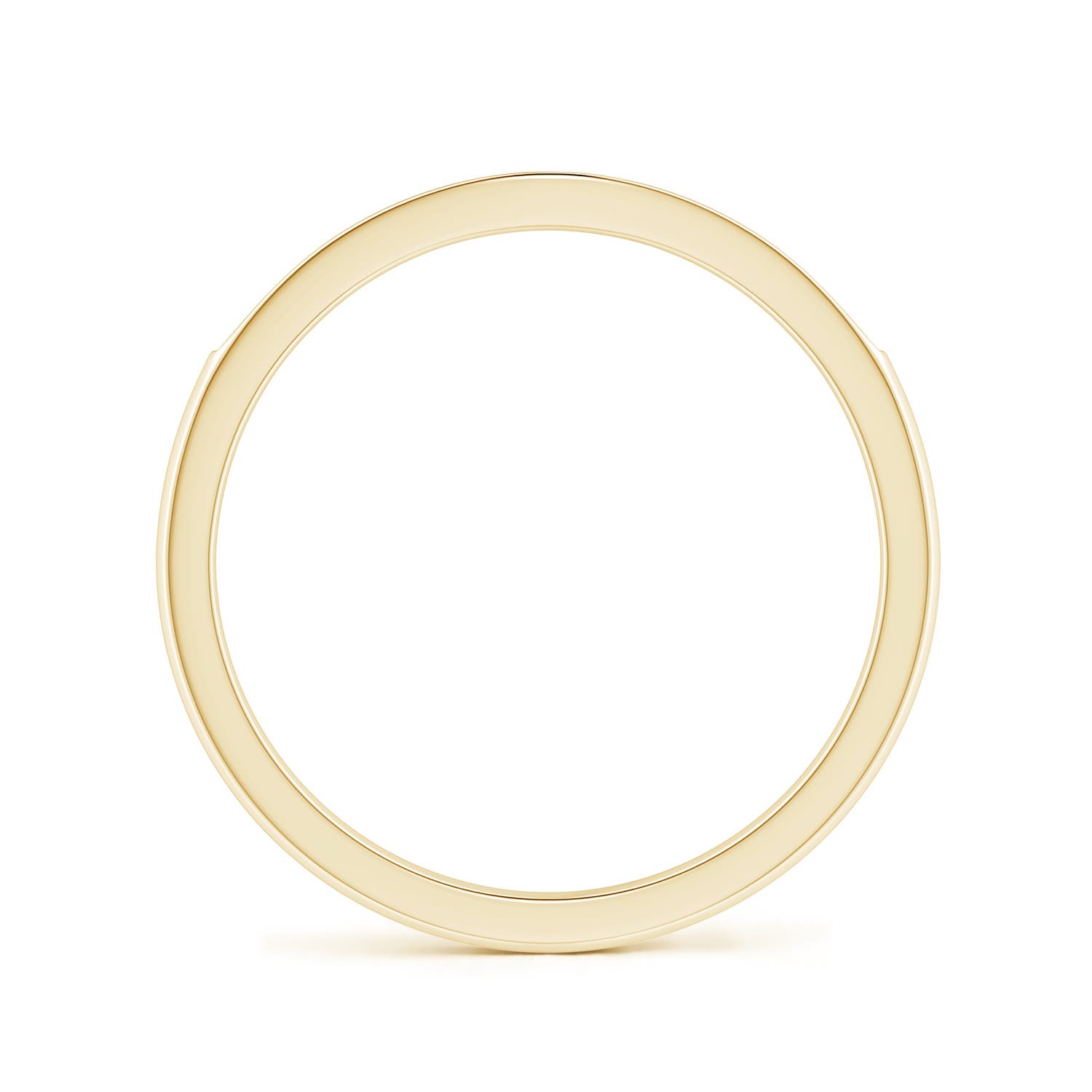 1.15mm GVS2 Aeon Vintage Style Diamond Curved Wedding Band in 18K Yellow Gold