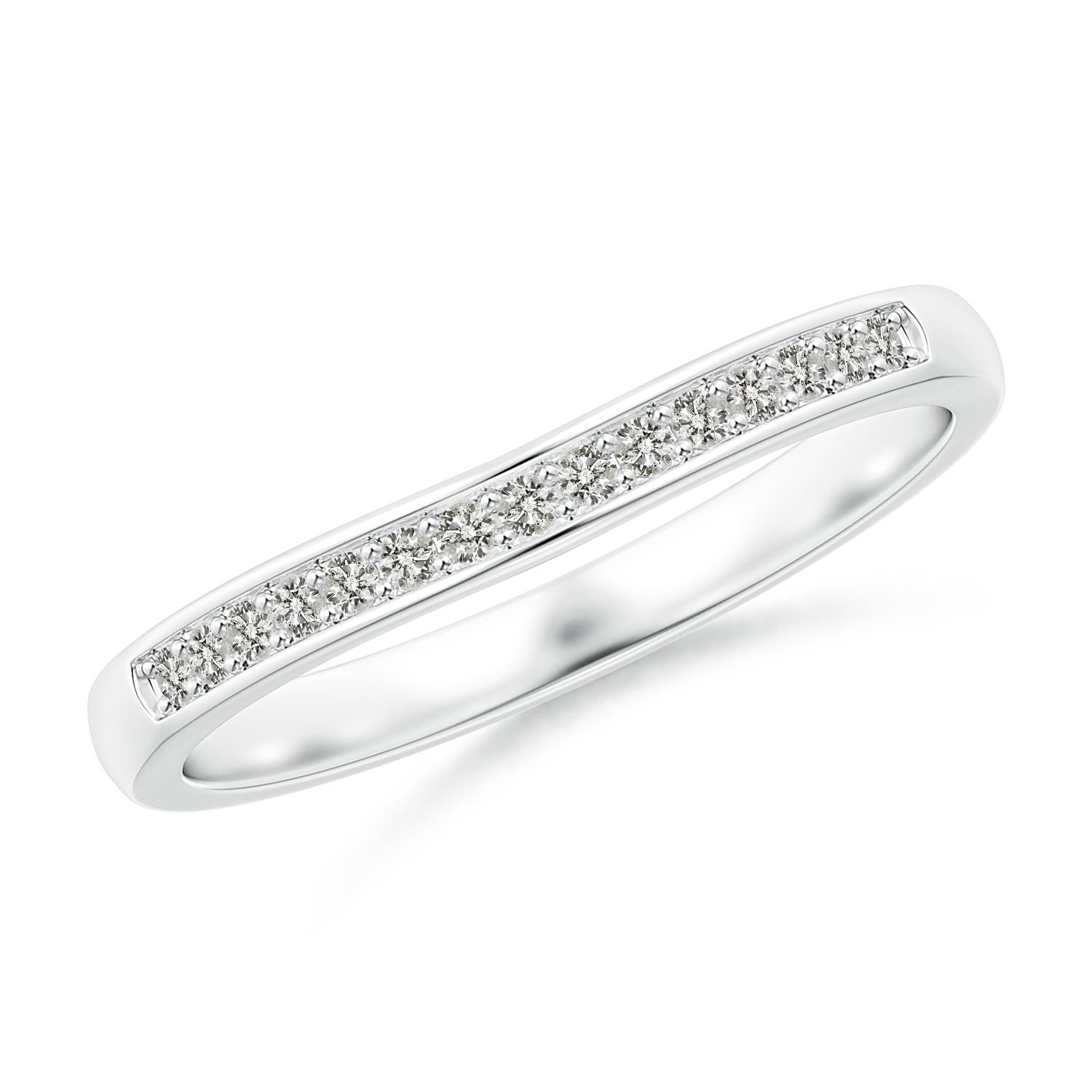 K, I3 / 0.11 CT / 14 KT White Gold