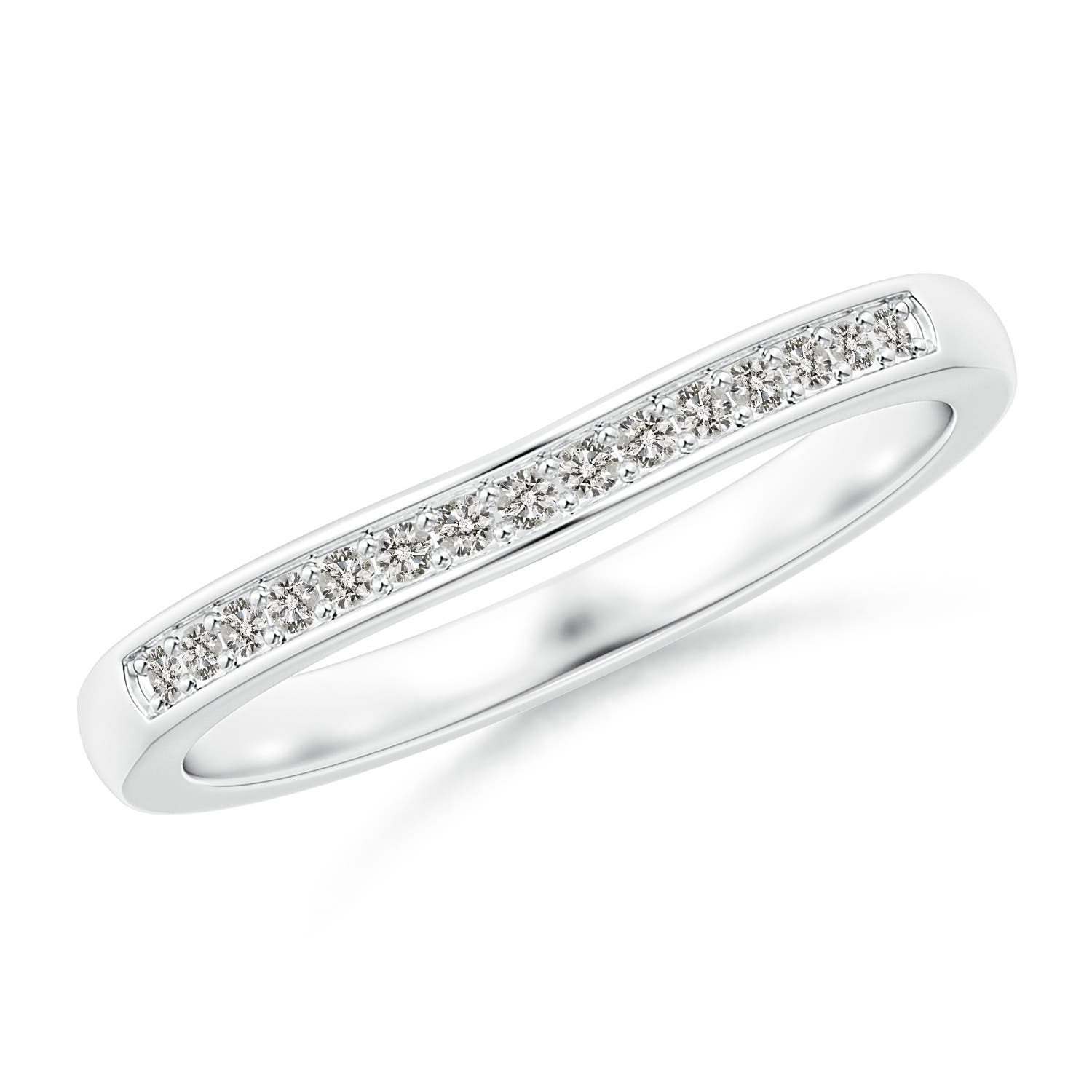 K, I3 / 0.12 CT / 14 KT White Gold