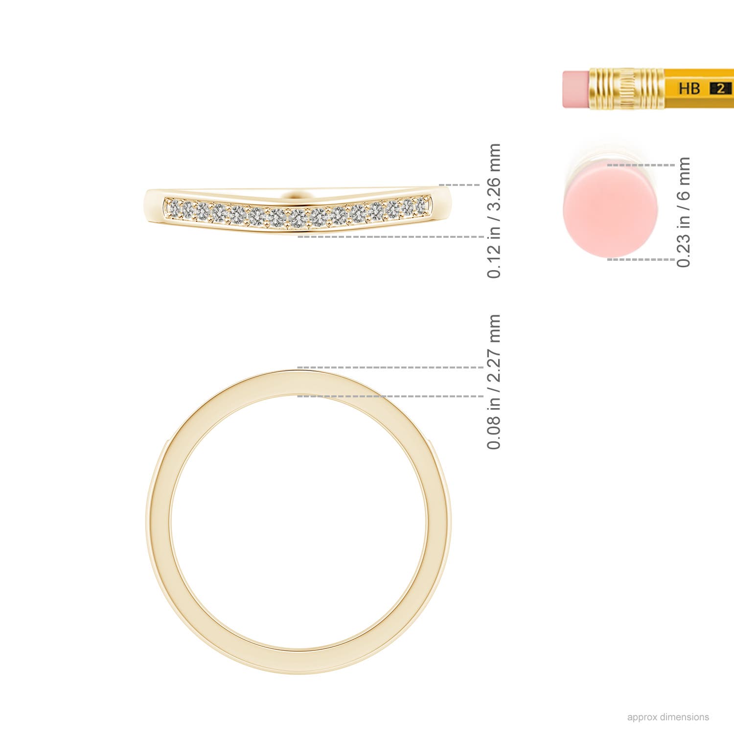 K, I3 / 0.12 CT / 14 KT Yellow Gold