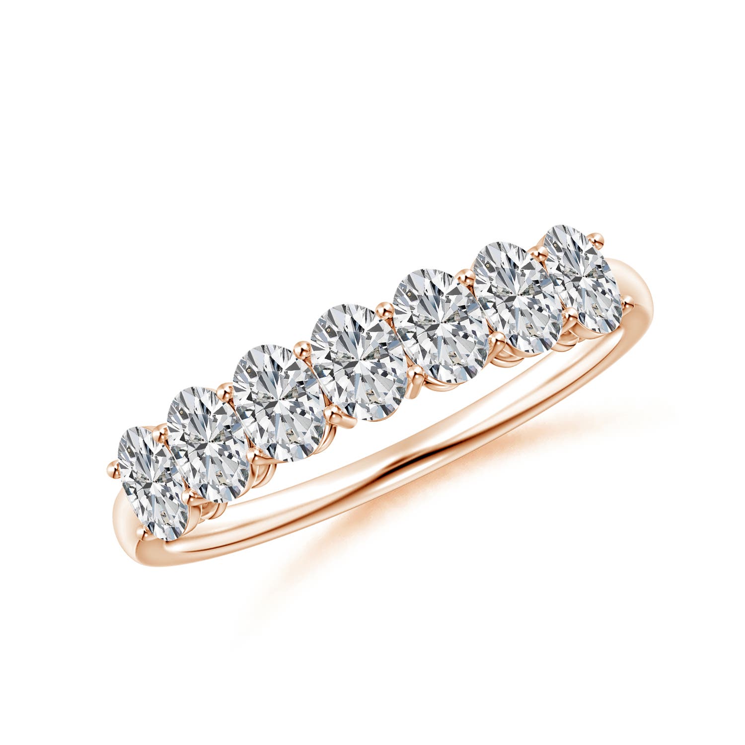 H, SI2 / 0.84 CT / 14 KT Rose Gold