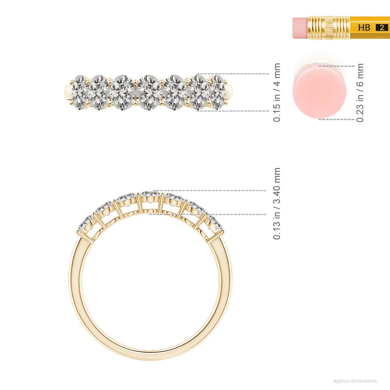 K, I3 / 0.84 CT / 14 KT Yellow Gold