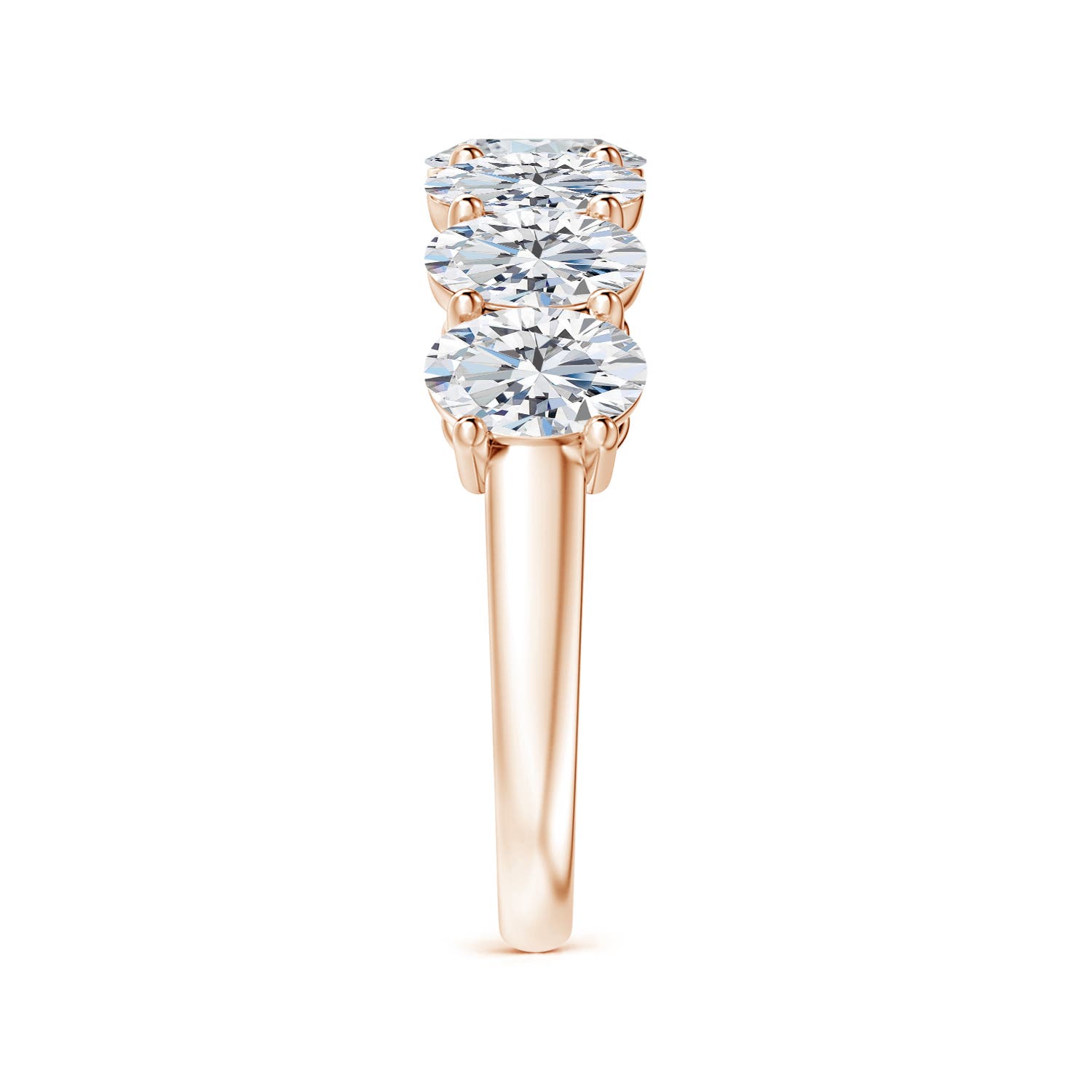 G, VS2 / 3.01 CT / 14 KT Rose Gold