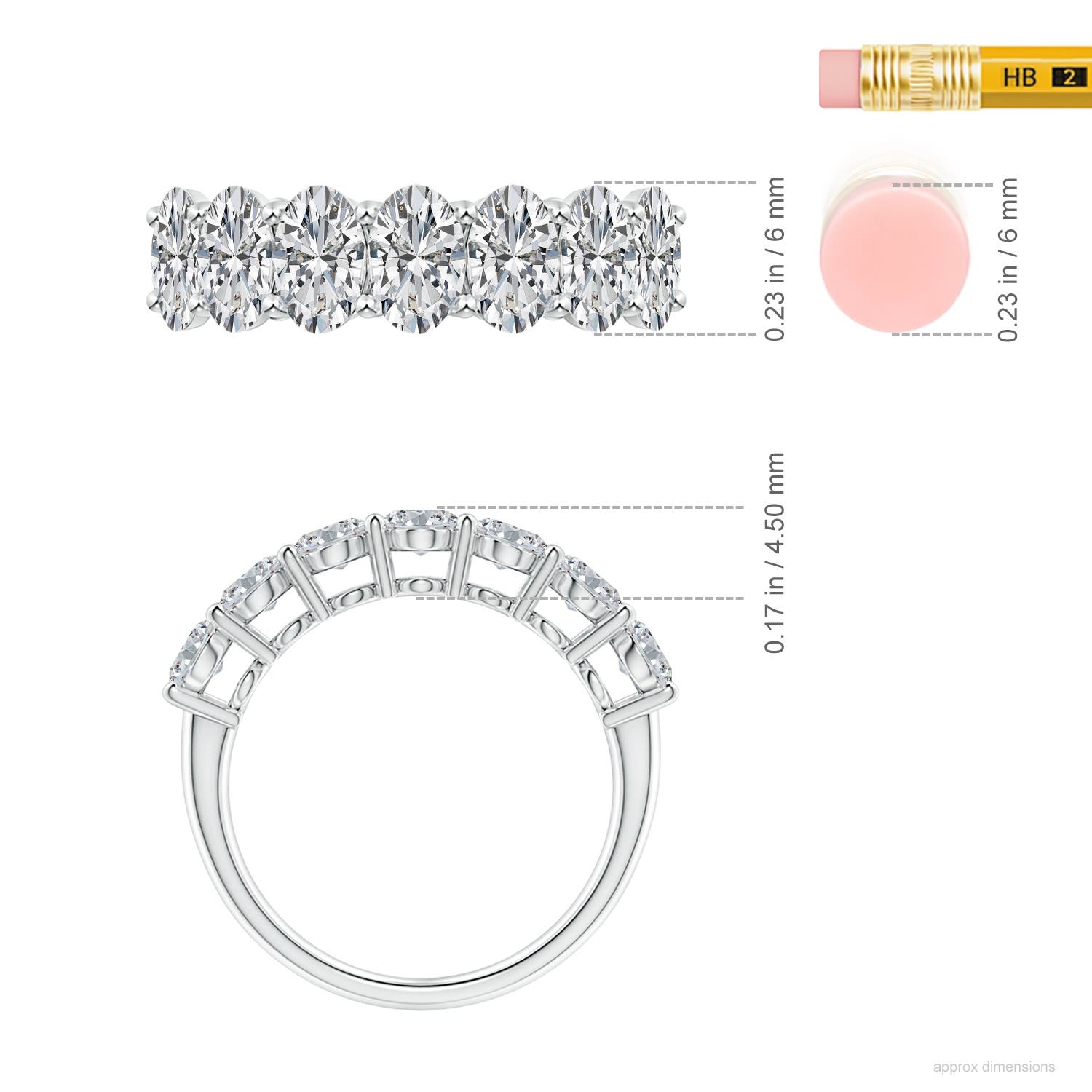 H, SI2 / 3.01 CT / 14 KT White Gold