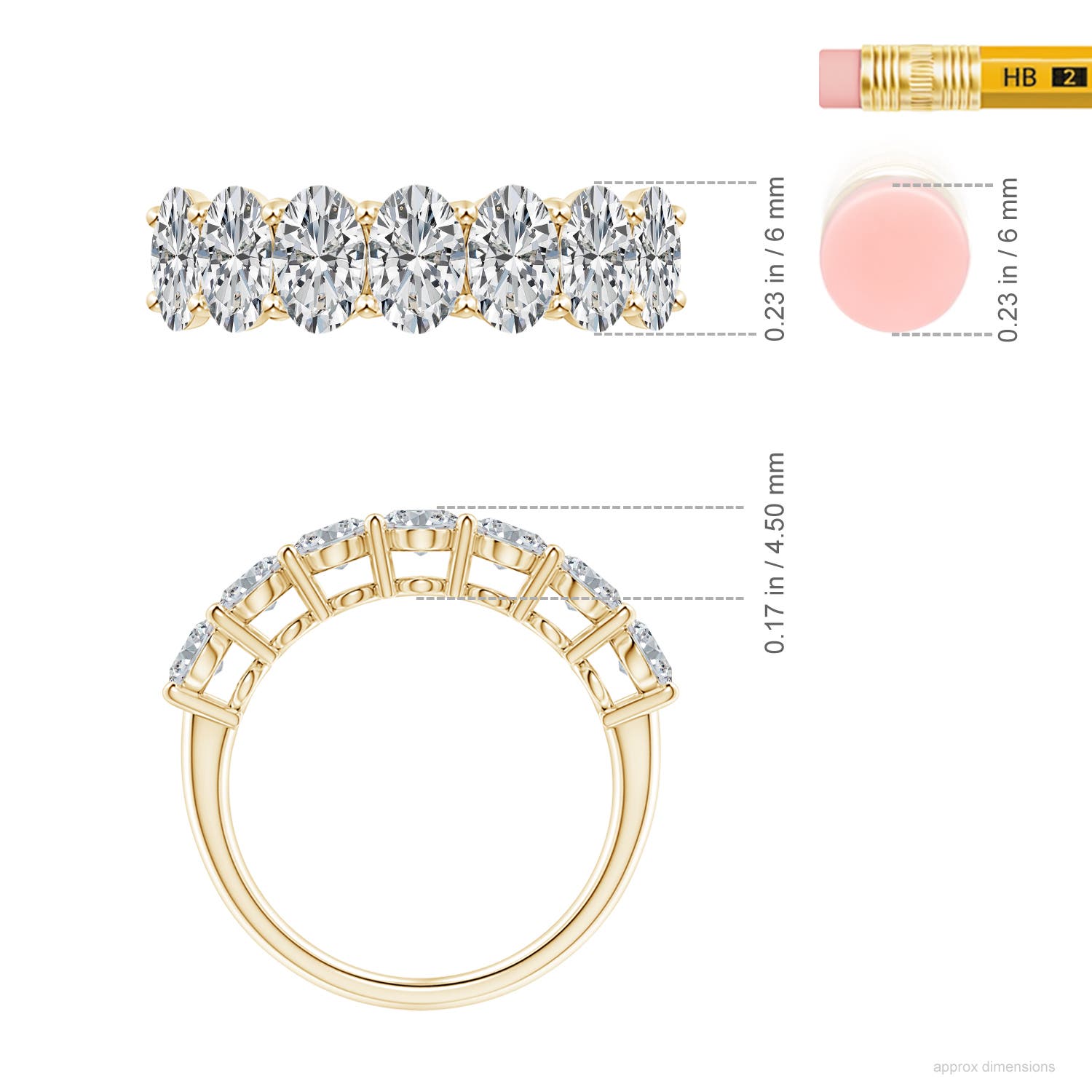 H, SI2 / 3.01 CT / 14 KT Yellow Gold