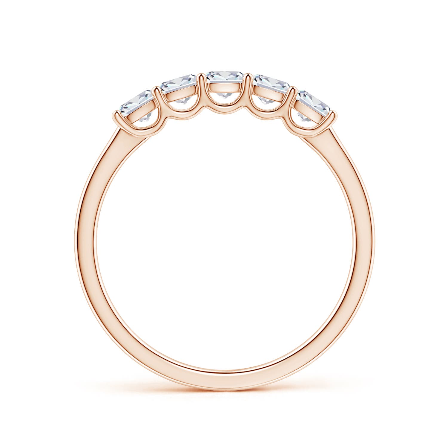 G, VS2 / 0.8 CT / 14 KT Rose Gold